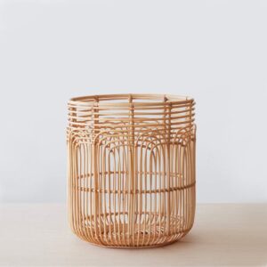 Open Weave Rattan Laundry Basket  TBR-0010
