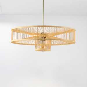 Handcrafted Natural Bamboo Lampshade TLB-0034