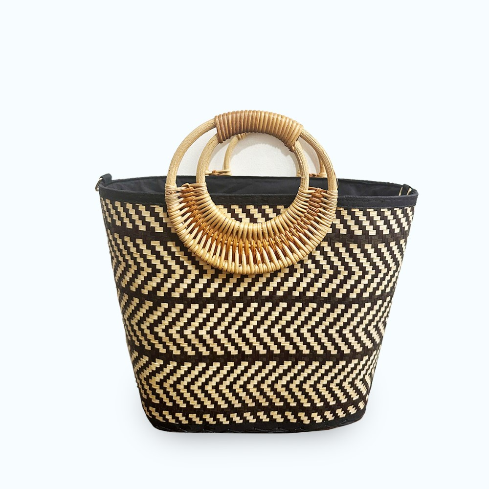 Woven Bamboo Handbag THB-049