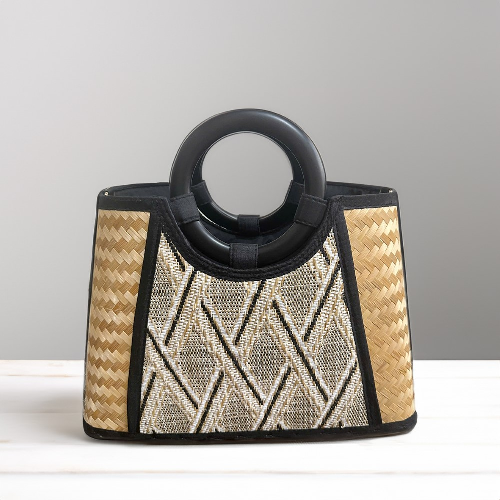 Woven Bamboo Handbag THB-050